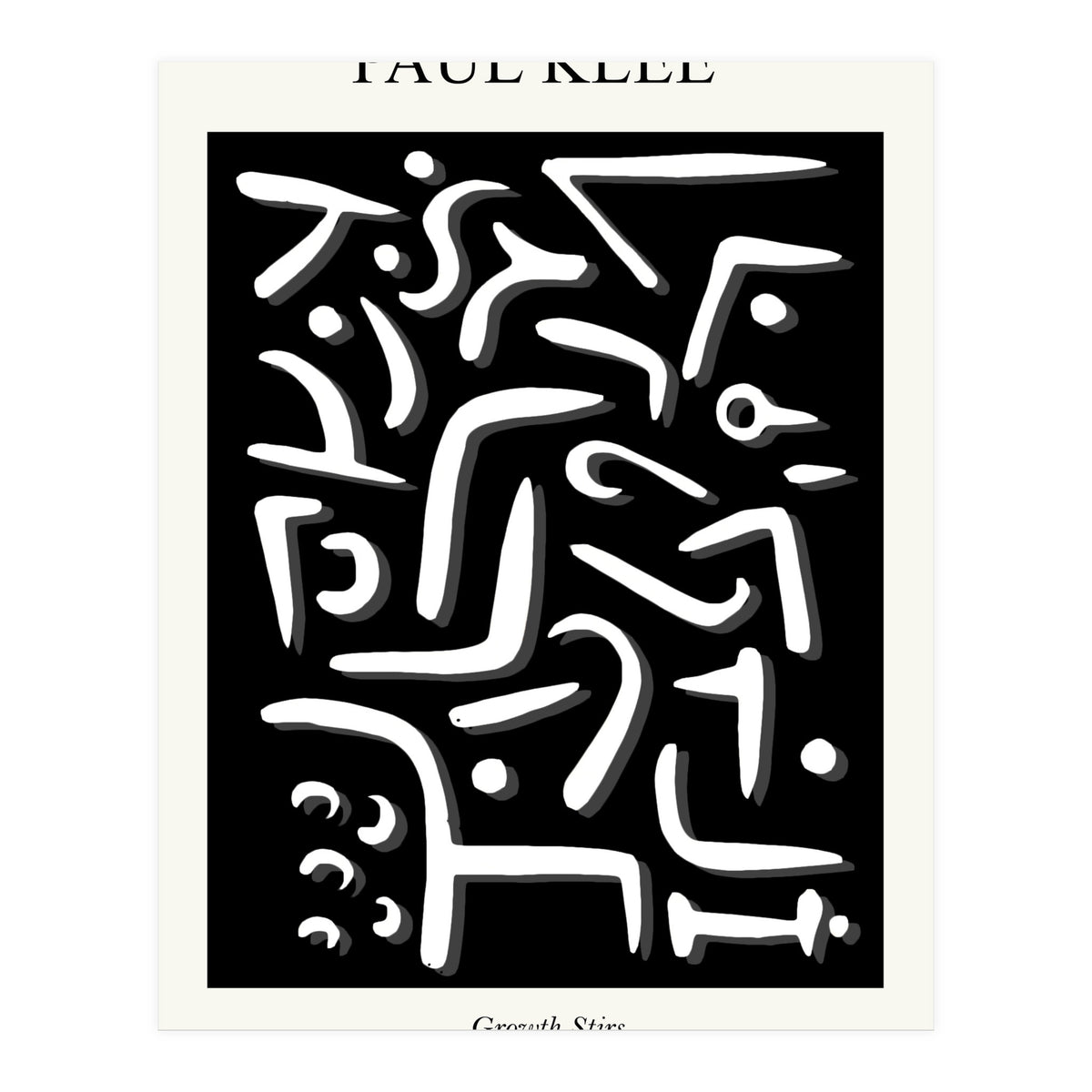 Growth Stirs — Inspired by Paul Klee (Print Only)