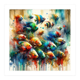 Colorful Aquarium Fish (Print Only) thumbnail