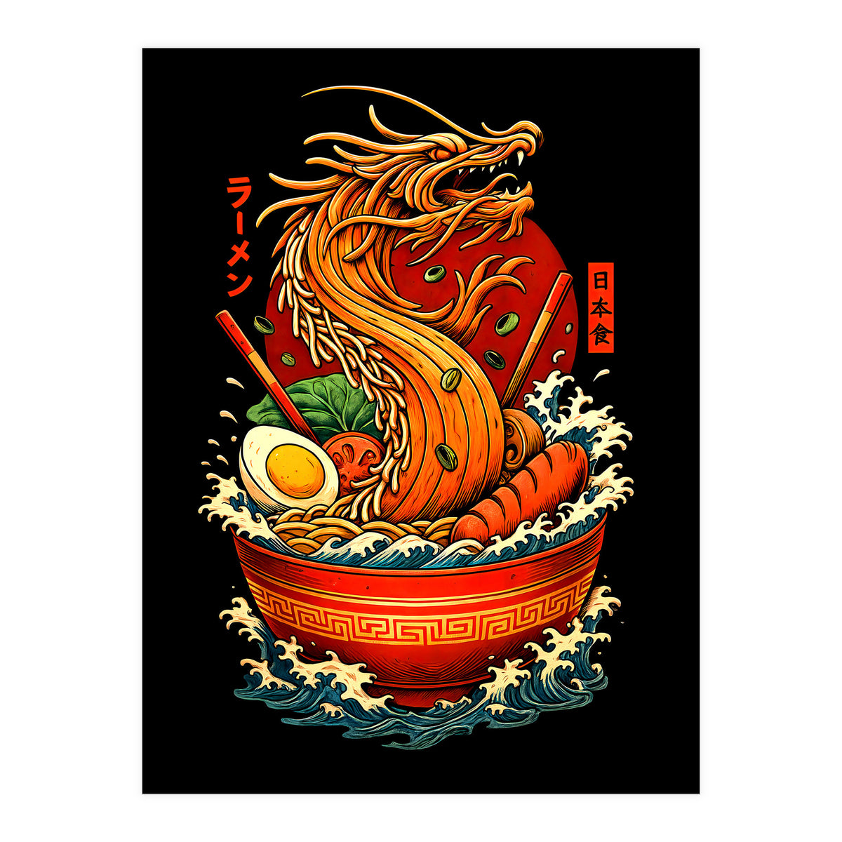 Ramen Dragon (Print Only)