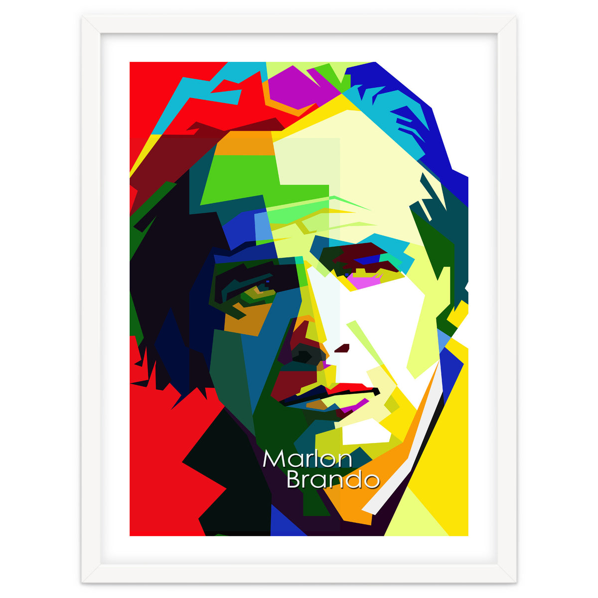 Marlon Brando Pop Art WPAP