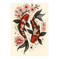 Koi fish Japanese (Print Only)