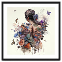 Watercolor Butterfly Bouquet