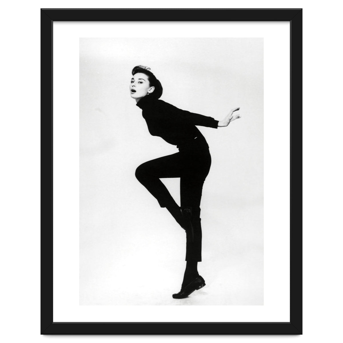 AUDREY HEPBURN in FUNNY FACE (1957), directed by STANLEY DONEN.