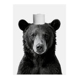 Bear, Toilet Paper Crown, Nursery Animal Art for Children (Print Only) thumbnail