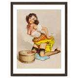 Pinup Girl Bobbing For Apples thumbnail
