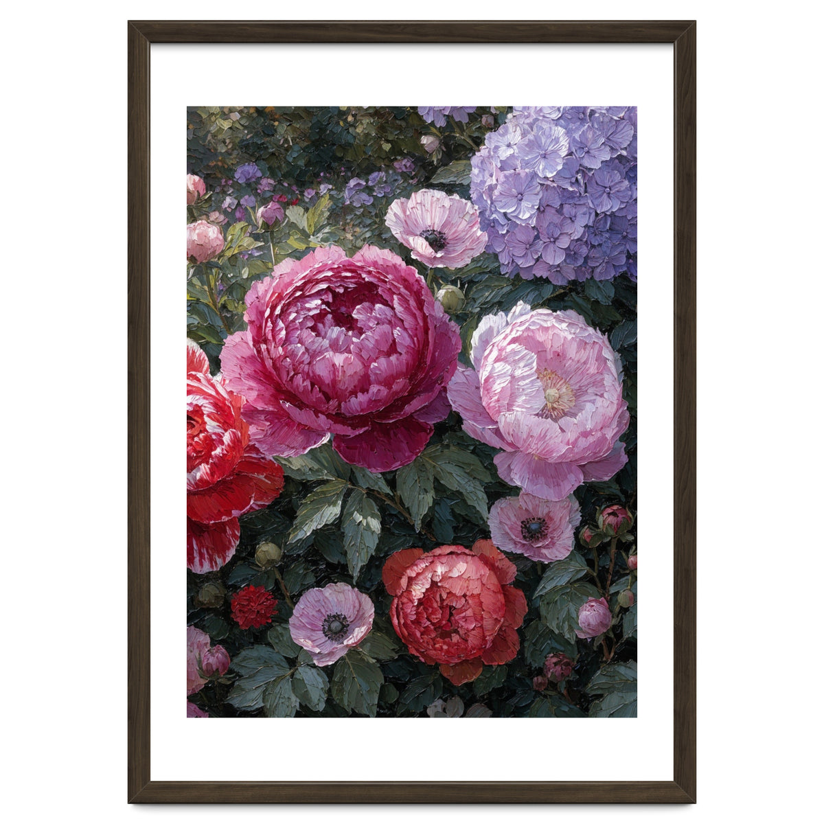 Overflowing Abundance: A Textural Impasto Oil Painting