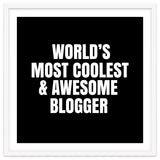 World's most coolest and awesome blogger thumbnail