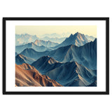 Hyper-Realistic Mountain Range Landscape Art thumbnail