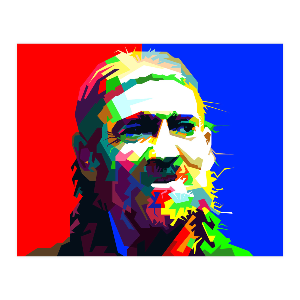 Willie Nelson Pop Art WPAP (Print Only)