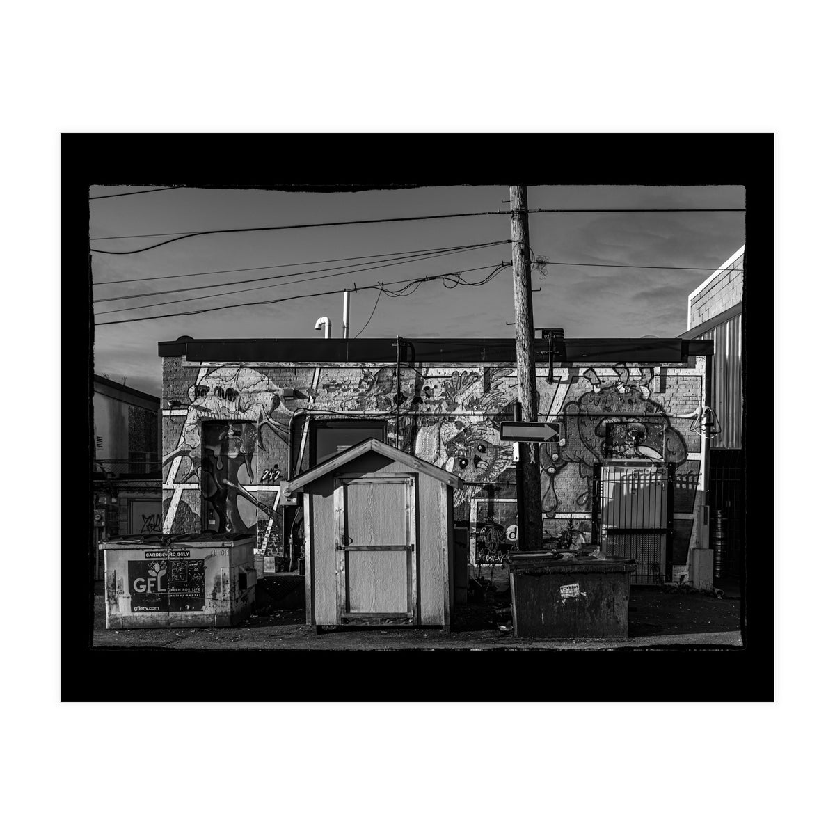 Cooke St Graffiti No 3 with Border (Print Only)