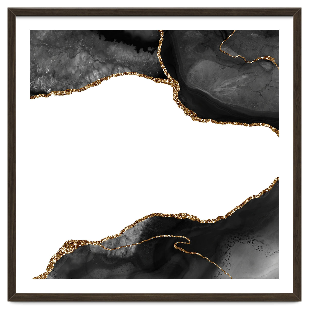 Black & Gold Agate Texture 09