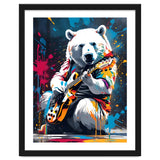 Polar Bear Playing Guitar, Graffiti thumbnail