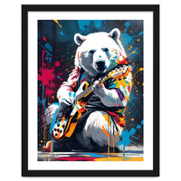 Polar Bear Playing Guitar, Graffiti