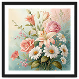 Elegant Pastel Floral Bouquet Illustration thumbnail