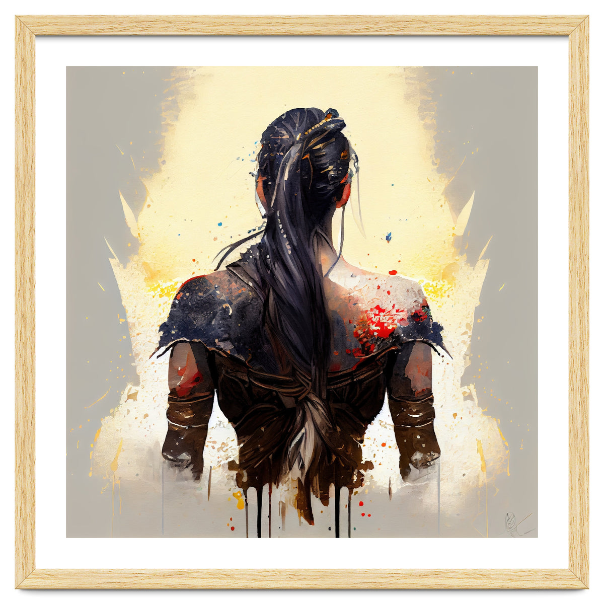 Powerful Warrior Back Woman #1