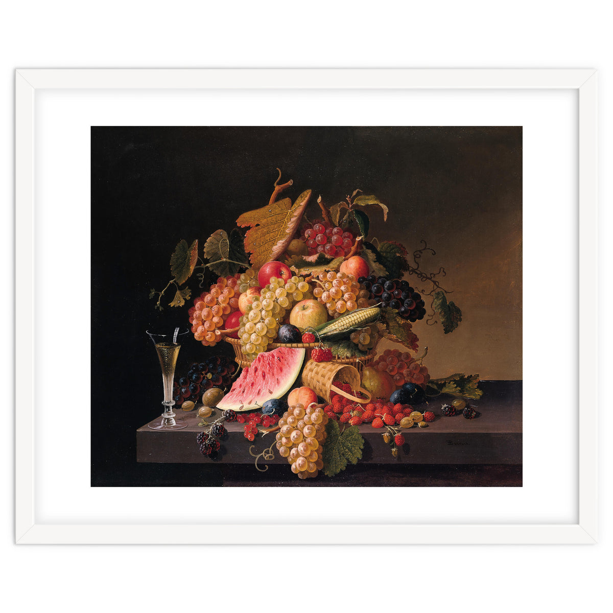 Paul Lacroix (Activo en Nueva York, entre 1855 y 1869-). The Abundance of Summer (s.f). Oil on ca...