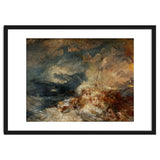 Joseph Mallord William Turner / 'Fire at Sea', c. 1835, Oil on canvas, 171 x 220 cm. thumbnail