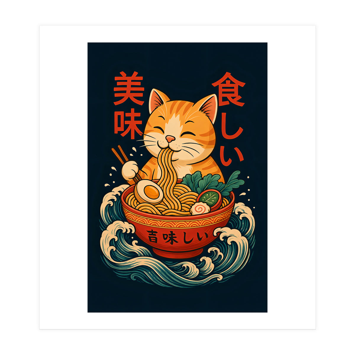 Ramen Cat (Print Only)