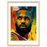 LeBron James Colorful abstract thumbnail