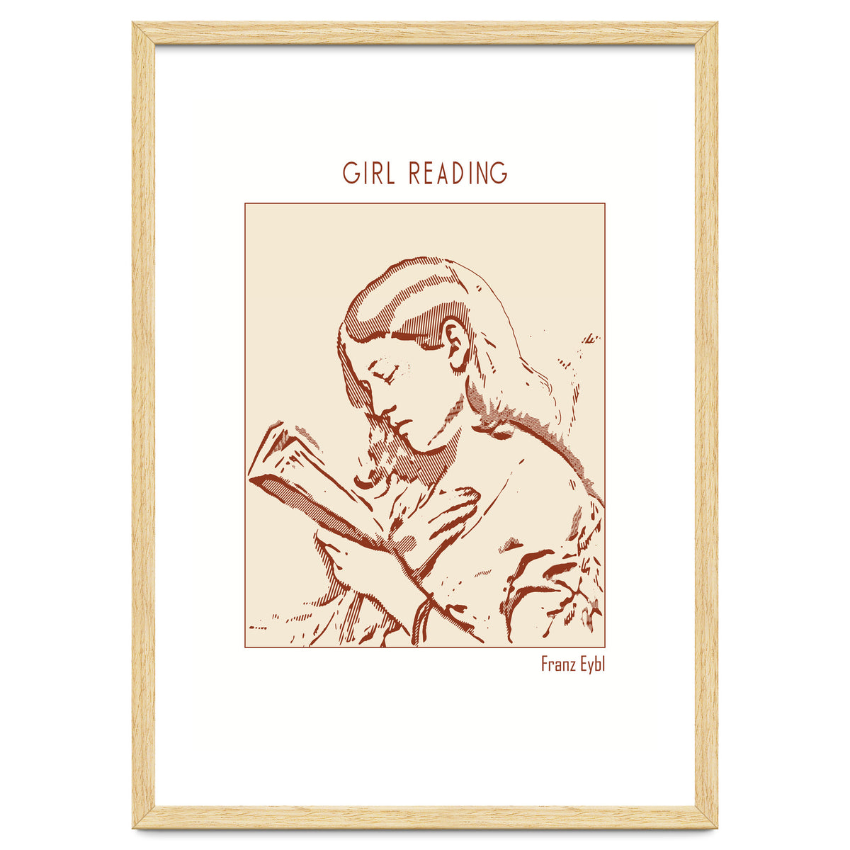 Girl Reading – Franz Eybl