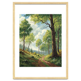Vibrant Summer Forest Landscape Painting thumbnail