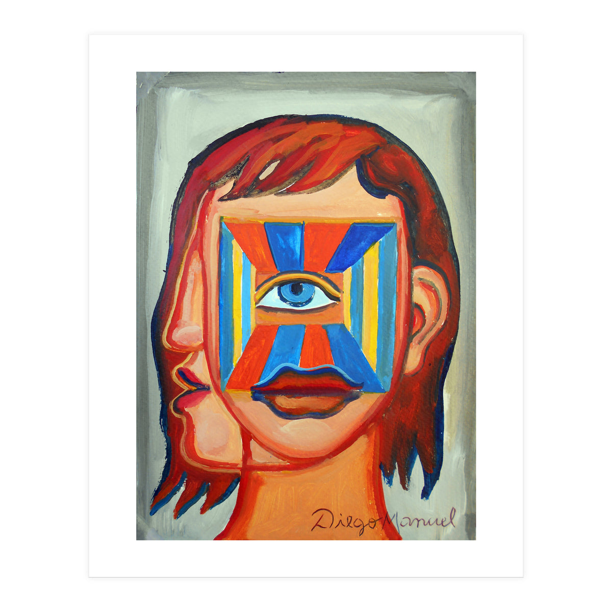 Cabeza De Mujer 9 (Print Only)