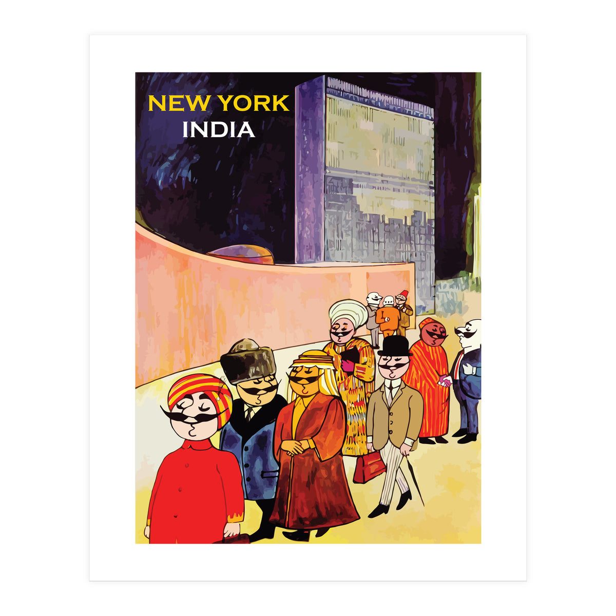 New York - India (Print Only)