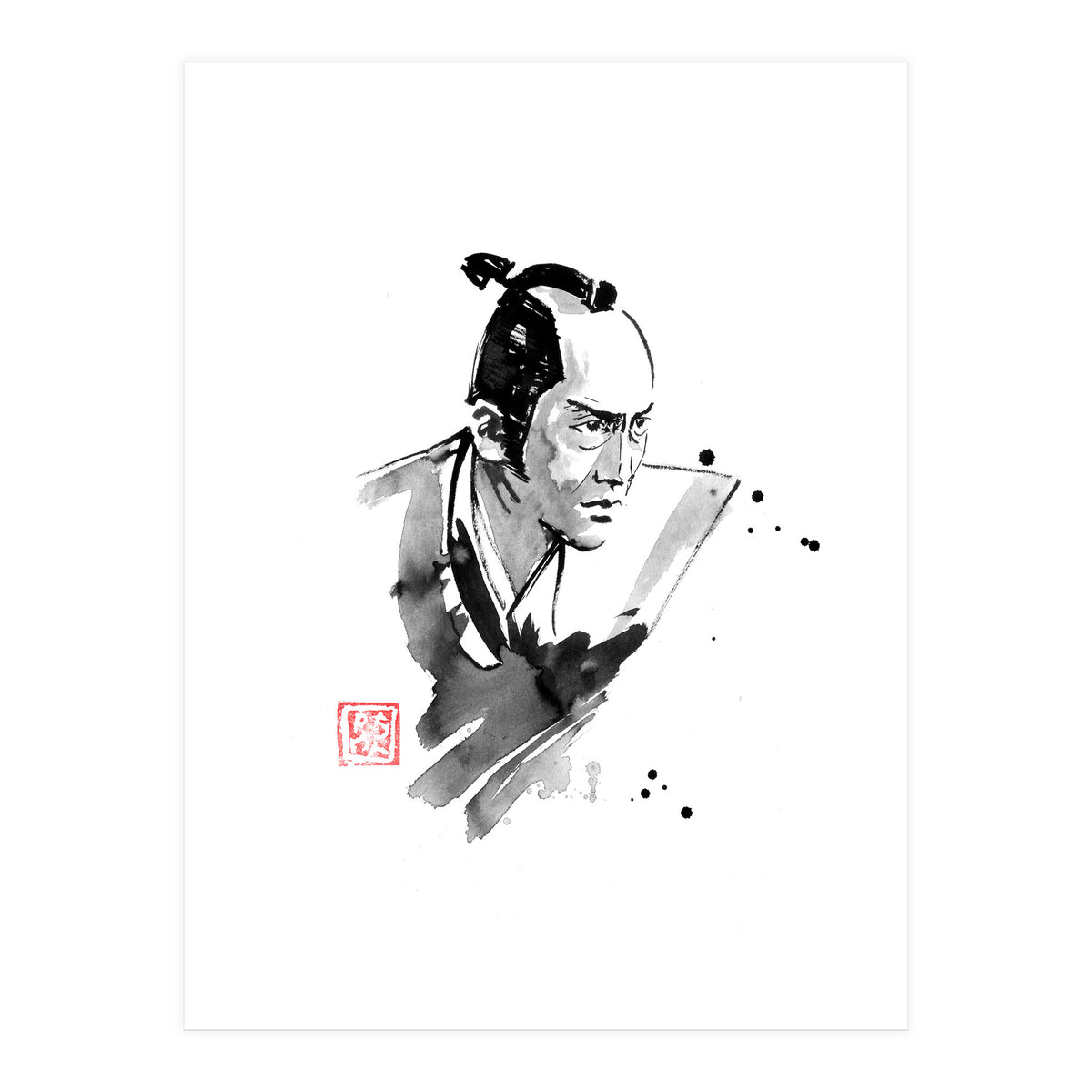 Samurai Begging (Print Only)