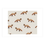 Gold Fox Pattern (Print Only) thumbnail
