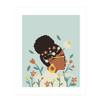 Spring Afro Girl (Print Only)