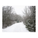 Walking through the snow park (Print Only) thumbnail