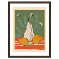 Abstract Pear Still Life