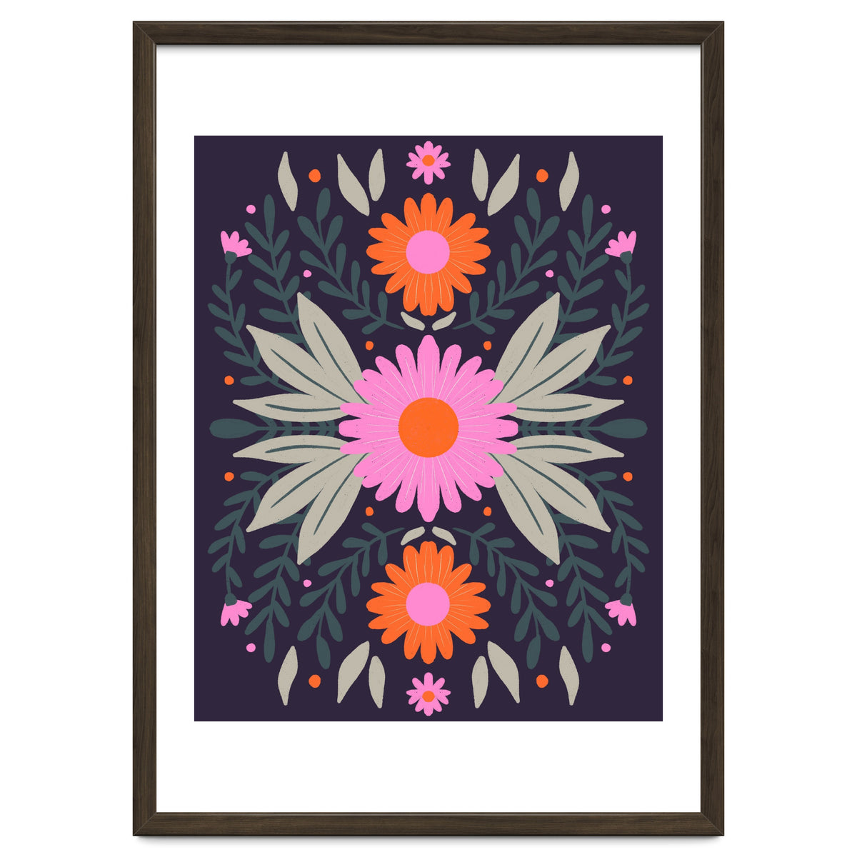 Pink And Orange Flowers