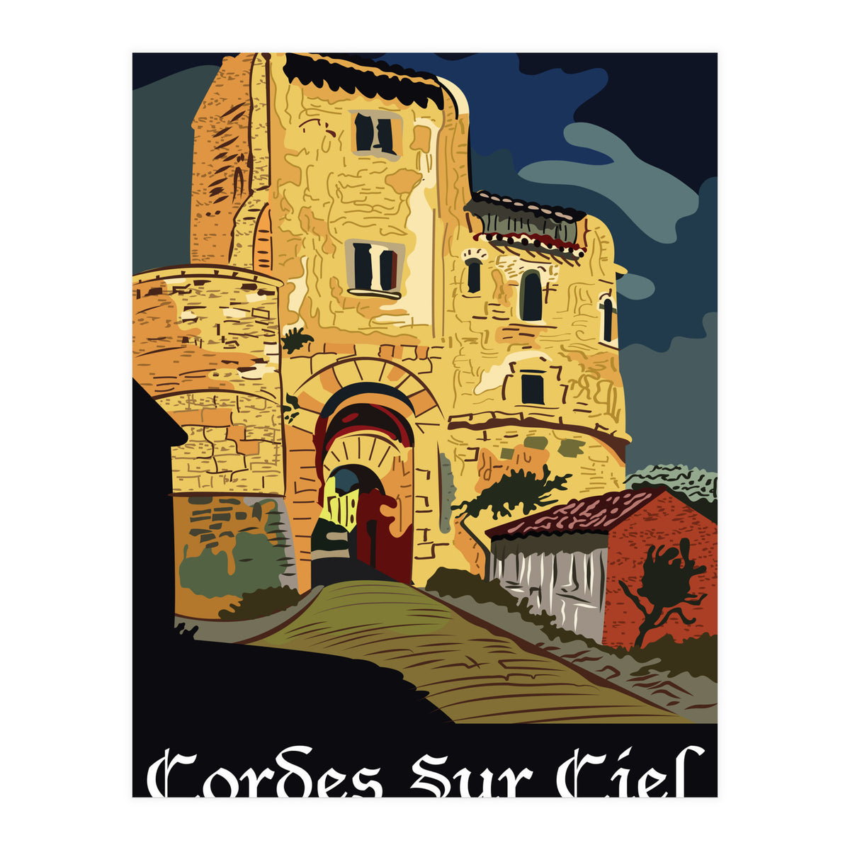 Cordes Sur Ciel France (Print Only)