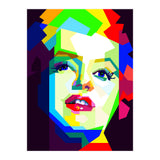 Marilyn Monroe Colorful Illustration Pop Art WPAP (Print Only) thumbnail