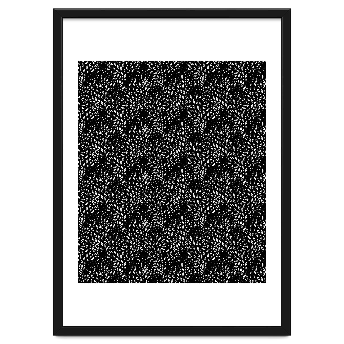 Black Floral Pattern