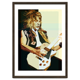 Randy Rhoads Metal Guitarist Retro Illustration thumbnail