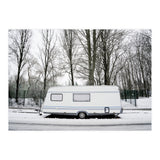 Travel Trailer in the snow road (Print Only) thumbnail