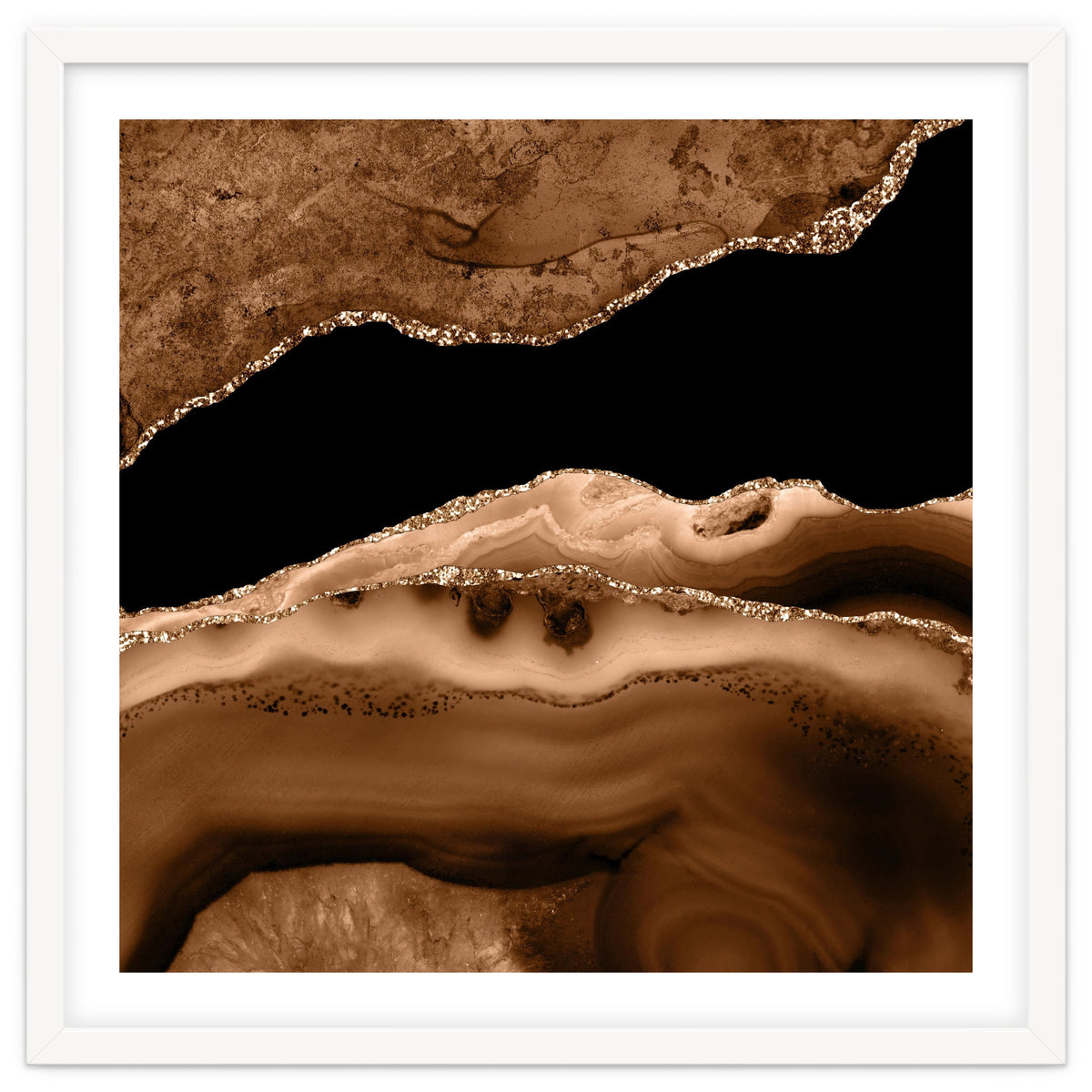 Brown & Gold Agate Texture 13