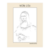 Mona Lisa – Leonardo Da Vinci Ascii Art (Print Only) thumbnail