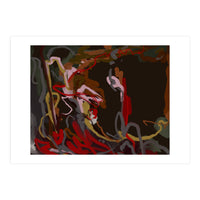 Abstract Fluidity oil painting (Print Only)