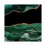 Emerald & Gold Agate Texture 01  (Print Only) thumbnail