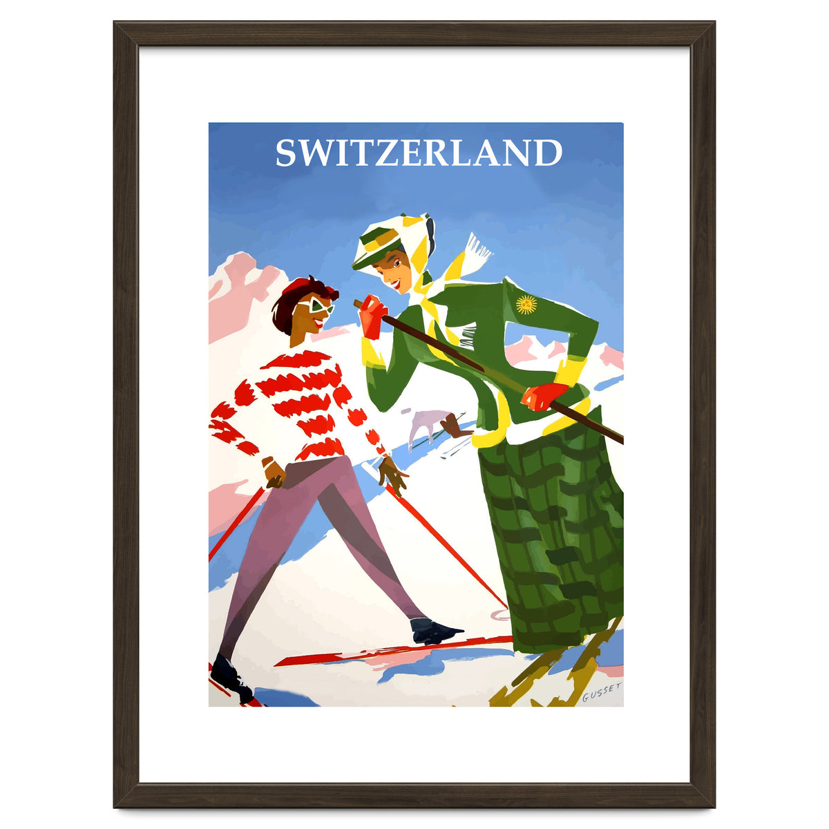 Skiing in Switzerland