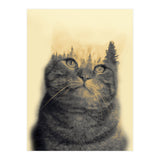Cat double exposure (Print Only) thumbnail