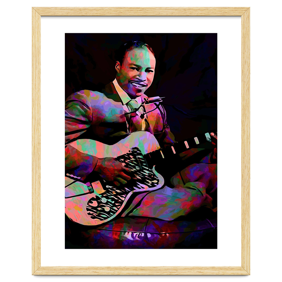Jimmy Reed American BLues Musician Legend Colorful