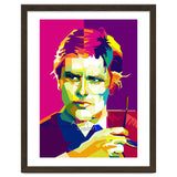 Alain Delon Retro Art WPAP thumbnail