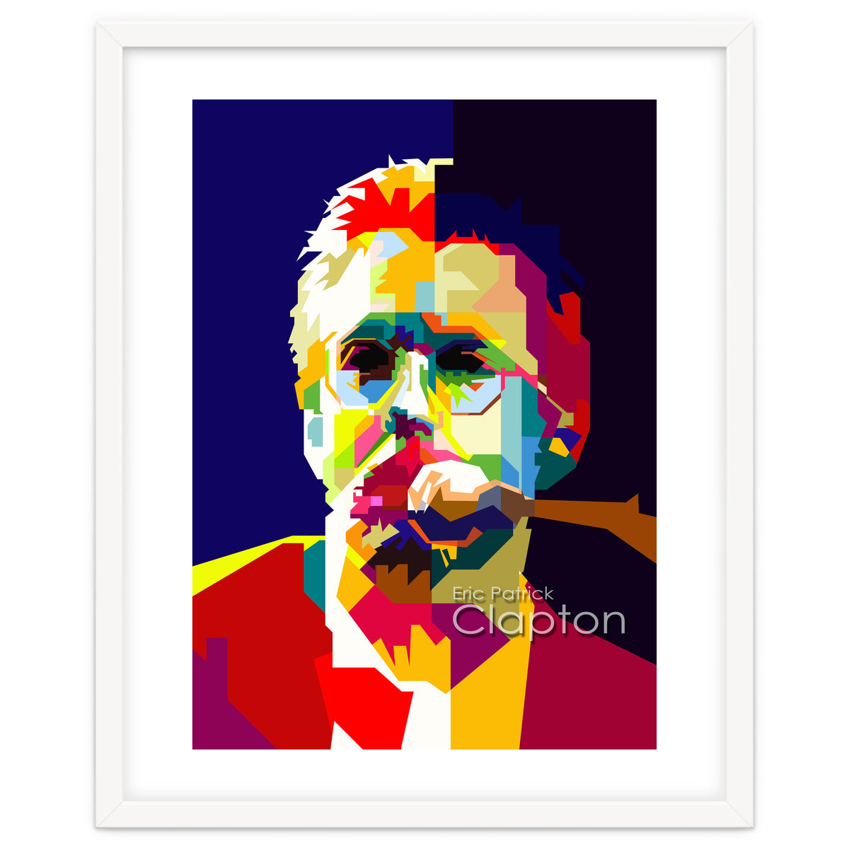 Eric Clapton English Blues Guitarist And Singer Pop Art WPAP