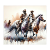 Cowboy Riders On Horses (Print Only) thumbnail