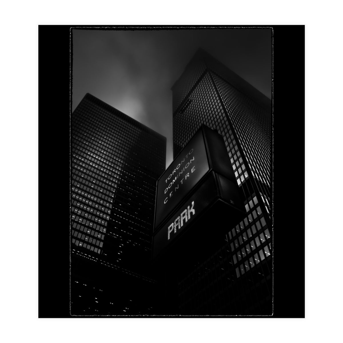 Downtown Fogfest No 16 with Border (Print Only)