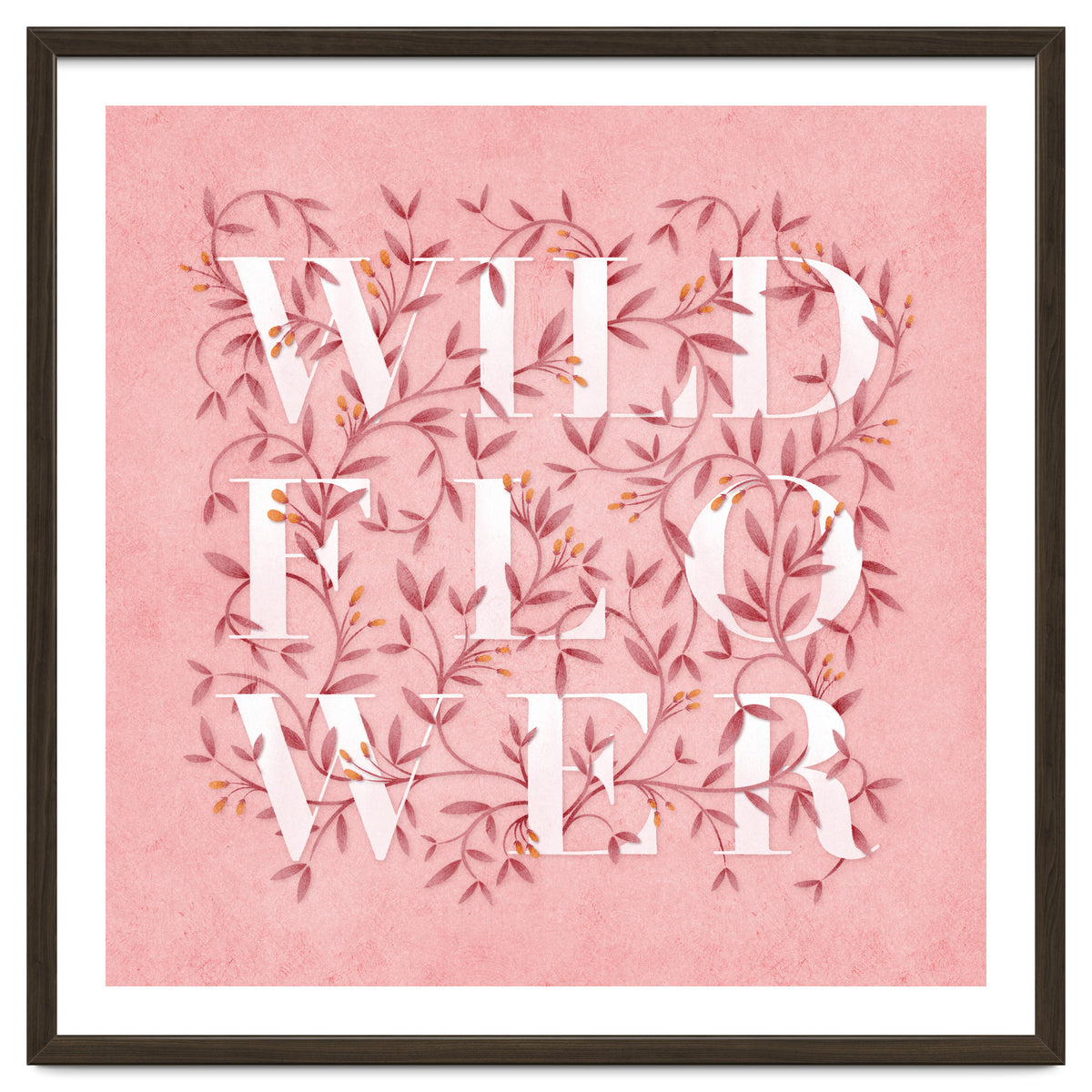 Wild Flower Typography